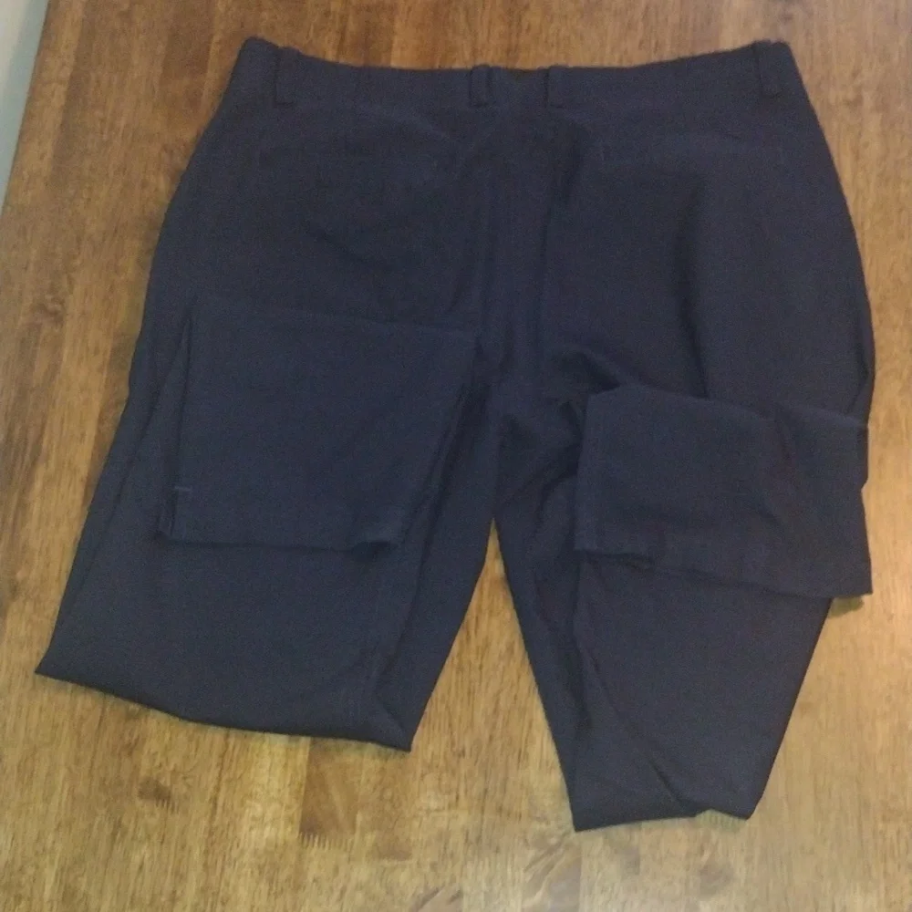 Nike Dri Fit Dress Athletic Navy Blue Pants 36x32